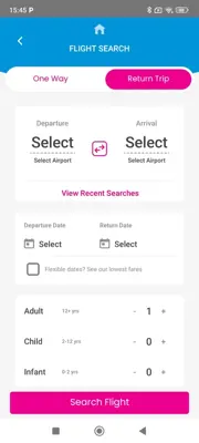 FlySafair android App screenshot 3